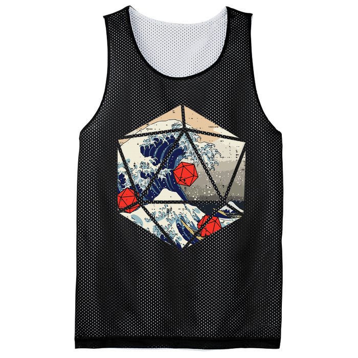 Rpg Japanese Great Wave Gamer Mesh Reversible Basketball Jersey Tank