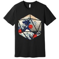 Rpg Japanese Great Wave Gamer Premium T-Shirt