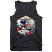 Rpg Japanese Great Wave Gamer Tank Top