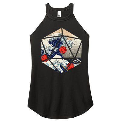 Rpg Japanese Great Wave Gamer Women’s Perfect Tri Rocker Tank