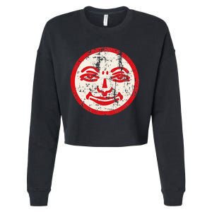 Rummikub Joker Grunge Cropped Pullover Crew