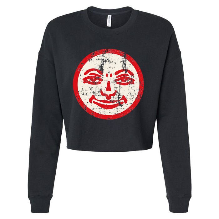 Rummikub Joker Grunge Cropped Pullover Crew