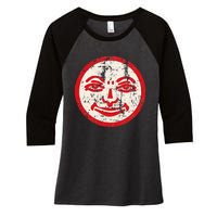 Rummikub Joker Grunge Women's Tri-Blend 3/4-Sleeve Raglan Shirt