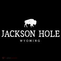 Retro Jackson Hole Wyoming Bison Buffalo Vintage Tall T-Shirt