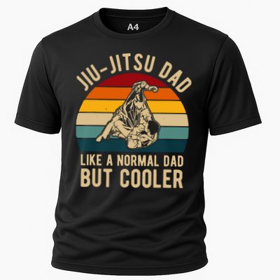 Retro Jiu Jitsu Dad Bjj Man Father Vintage Performance Shirt