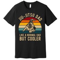 Retro Jiu Jitsu Dad Bjj Man Father Vintage Premium T-Shirt