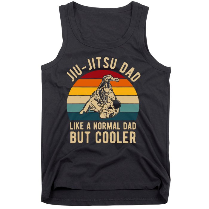 Retro Jiu Jitsu Dad Bjj Man Father Vintage Tank Top