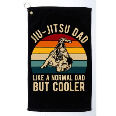 Retro Jiu Jitsu Dad Bjj Man Father Vintage Golf Towel