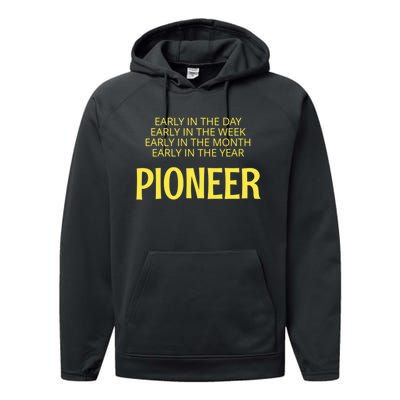 Retro Jw JehovahS Witness Pioneer Performance Fleece Hoodie