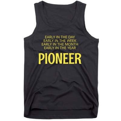 Retro Jw JehovahS Witness Pioneer Tank Top