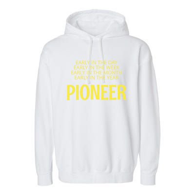 Retro Jw JehovahS Witness Pioneer Garment-Dyed Fleece Hoodie