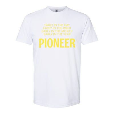 Retro Jw JehovahS Witness Pioneer Softstyle CVC T-Shirt