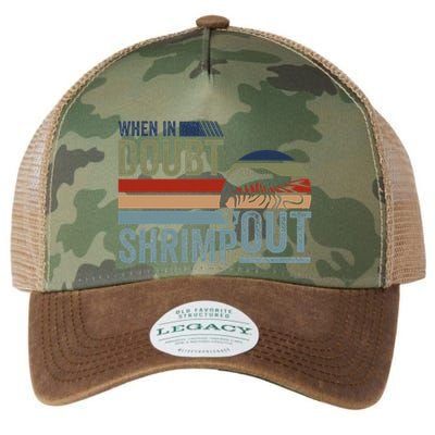 Retro Jiu Jitsu Martial Art When In Doubt Shrimp Out Bjj Mma Legacy Tie Dye Trucker Hat
