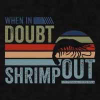 Retro Jiu Jitsu Martial Art When In Doubt Shrimp Out Bjj Mma Ladies PosiCharge Tri-Blend Wicking Tank