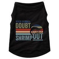 Retro Jiu Jitsu Martial Art When In Doubt Shrimp Out Bjj Mma Doggie Tank