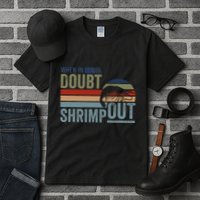 Retro Jiu Jitsu Martial Art When In Doubt Shrimp Out Bjj Mma Tall T-Shirt