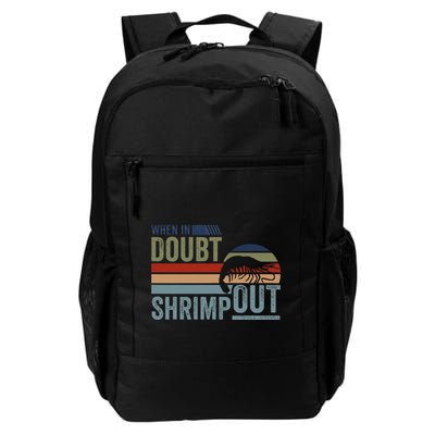 Retro Jiu Jitsu Martial Art When In Doubt Shrimp Out Bjj Mma Backpack