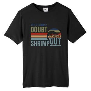 Retro Jiu Jitsu Martial Art When In Doubt Shrimp Out Bjj Mma Tall Fusion ChromaSoft Performance T-Shirt