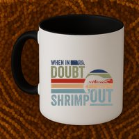 Retro Jiu Jitsu Martial Art When In Doubt Shrimp Out Bjj Mma Mug