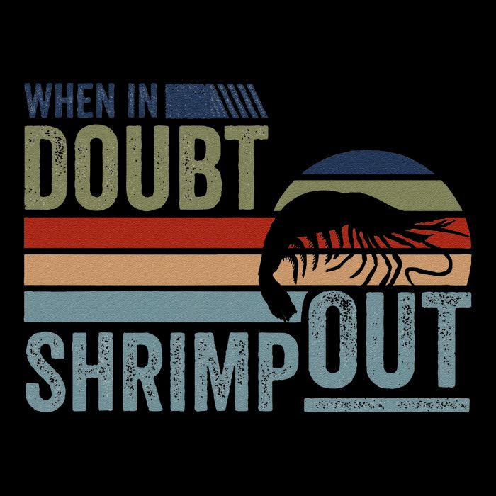 Retro Jiu Jitsu Martial Art When In Doubt Shrimp Out Bjj Mma Drawstring Bag