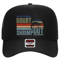 Retro Jiu Jitsu Martial Art When In Doubt Shrimp Out Bjj Mma Trucker Hat
