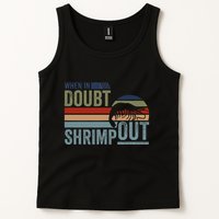 Retro Jiu Jitsu Martial Art When In Doubt Shrimp Out Bjj Mma Tank Top