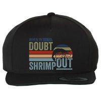 Retro Jiu Jitsu Martial Art When In Doubt Shrimp Out Bjj Mma Wool Snapback Cap