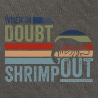 Retro Jiu Jitsu Martial Art When In Doubt Shrimp Out Bjj Mma Cotton Canvas Backpack