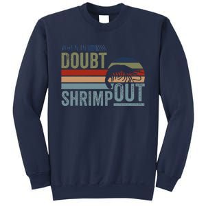 Retro Jiu Jitsu Martial Art When In Doubt Shrimp Out Bjj Mma Sweatshirt