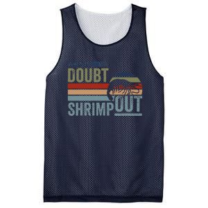 Retro Jiu Jitsu Martial Art When In Doubt Shrimp Out Bjj Mma Mesh Reversible Basketball Jersey Tank