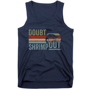 Retro Jiu Jitsu Martial Art When In Doubt Shrimp Out Bjj Mma Tank Top