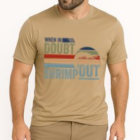 Retro Jiu Jitsu Martial Art When In Doubt Shrimp Out Bjj Mma Performance Shirt