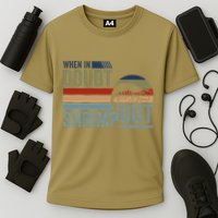 Retro Jiu Jitsu Martial Art When In Doubt Shrimp Out Bjj Mma Performance Shirt