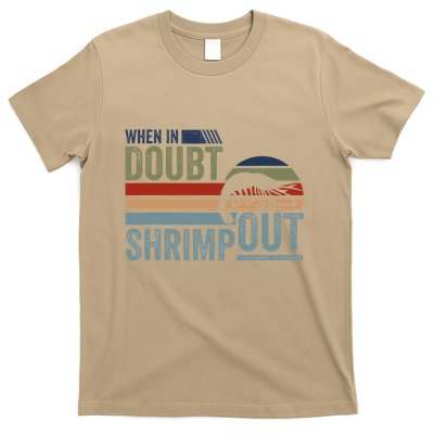 Retro Jiu Jitsu Martial Art When In Doubt Shrimp Out Bjj Mma T-Shirt