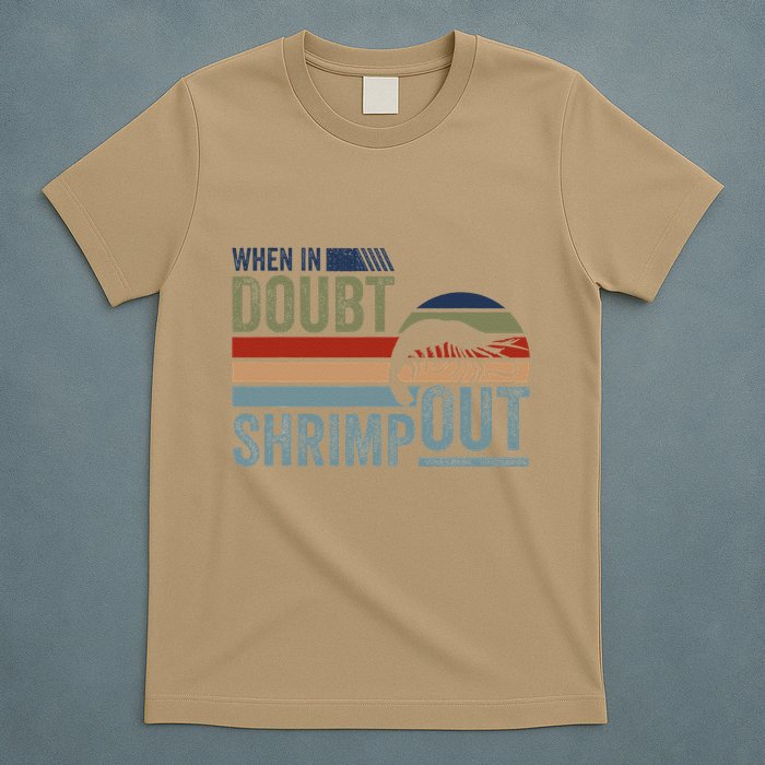 Retro Jiu Jitsu Martial Art When In Doubt Shrimp Out Bjj Mma T-Shirt