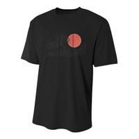 Retro Japanese Japan Flag Great Wave Outline Graphic Youth Performance Sprint T-Shirt