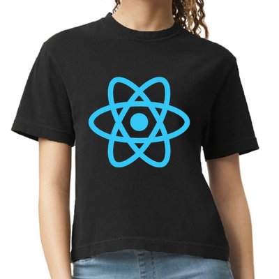 React JavaScript JS Frontend Software Engineer Programmer Comfort Colors Boxy T-Shirt
