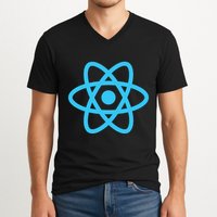 React JavaScript JS Frontend Software Engineer Programmer V-Neck T-Shirt