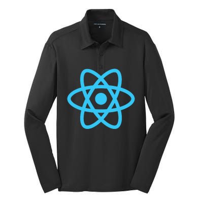 React JavaScript JS Frontend Software Engineer Programmer Silk Touch Performance Long Sleeve Polo