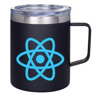 React JavaScript JS Frontend Software Engineer Programmer 12oz Stainless Steel Coffee Mug