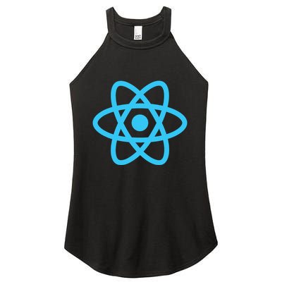 React JavaScript JS Frontend Software Engineer Programmer Women's Perfect Tri Rocker Tank