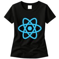 React JavaScript JS Frontend Software Engineer Programmer Womens T-Shirt