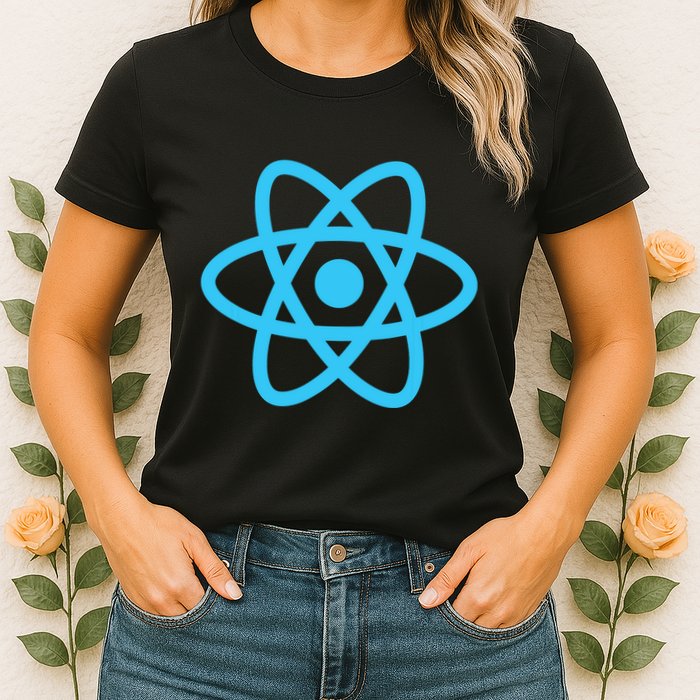 React JavaScript JS Frontend Software Engineer Programmer Womens T-Shirt