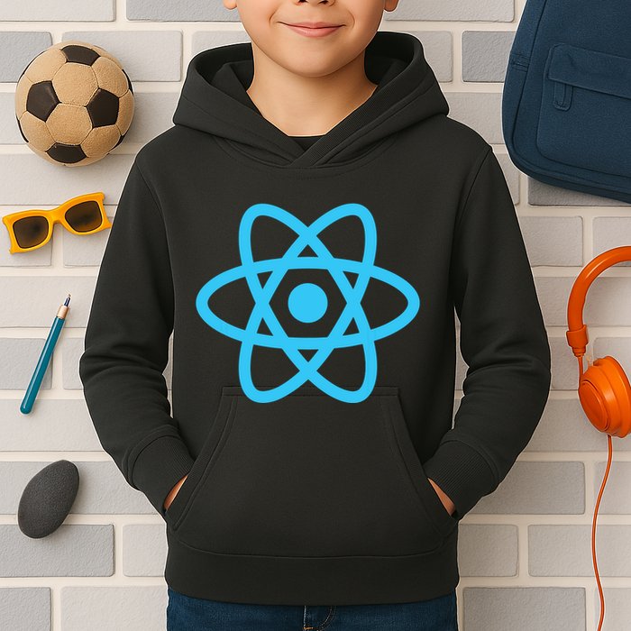 React JavaScript JS Frontend Software Engineer Programmer Kids Hoodie