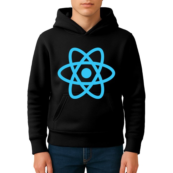 React JavaScript JS Frontend Software Engineer Programmer Kids Hoodie