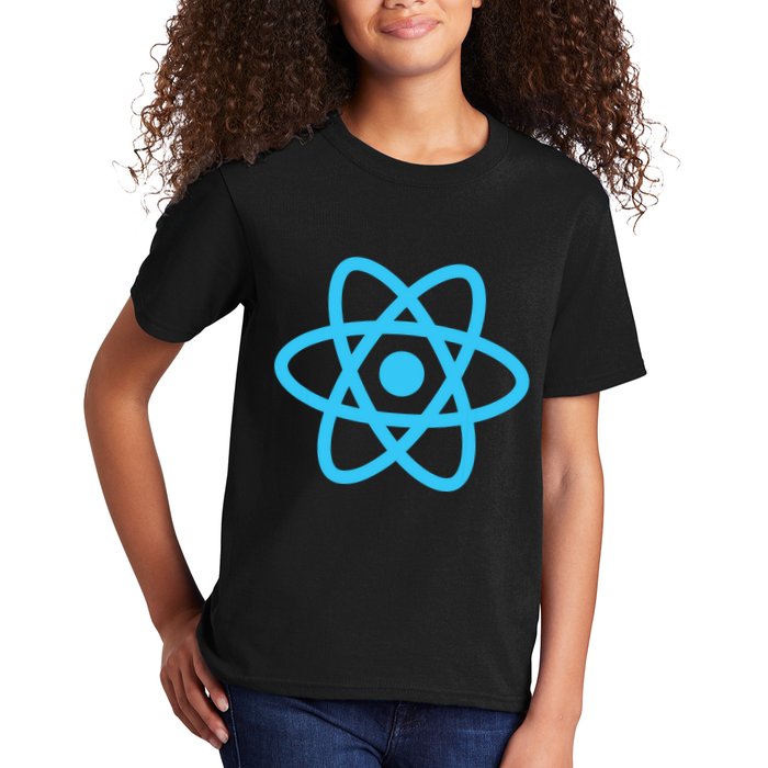 React JavaScript JS Frontend Software Engineer Programmer Kids T-Shirt
