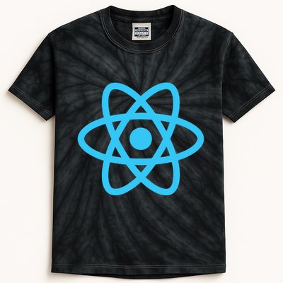 React JavaScript JS Frontend Software Engineer Programmer Kids Tie-Dye T-Shirt