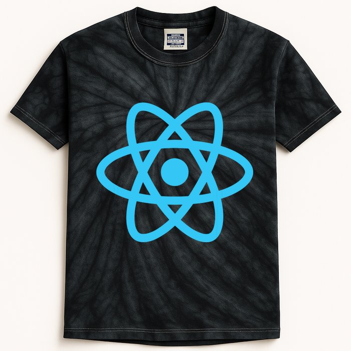 React JavaScript JS Frontend Software Engineer Programmer Kids Tie-Dye T-Shirt