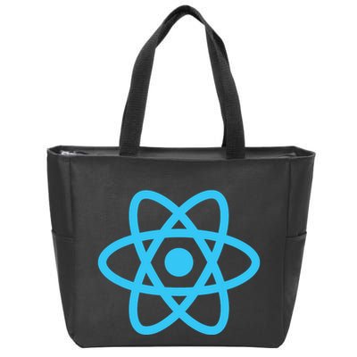 React JavaScript JS Frontend Software Engineer Programmer Zip Tote Bag