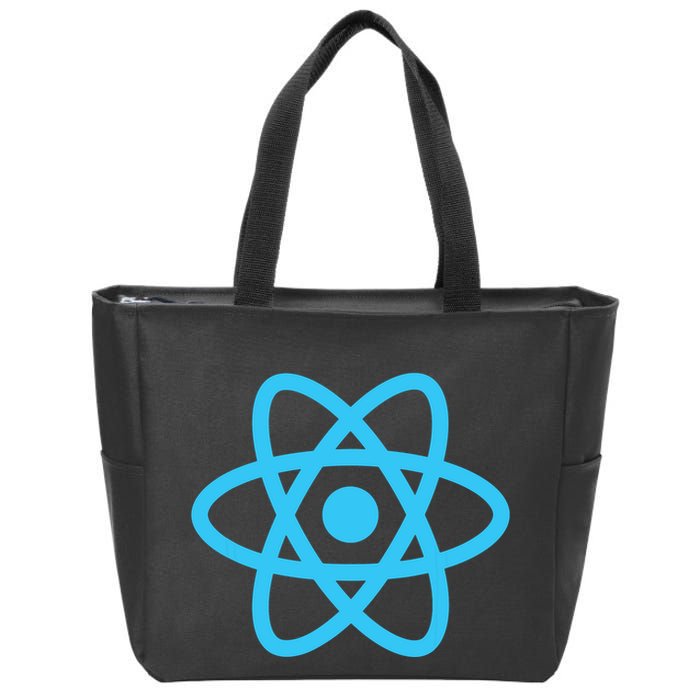 React JavaScript JS Frontend Software Engineer Programmer Zip Tote Bag